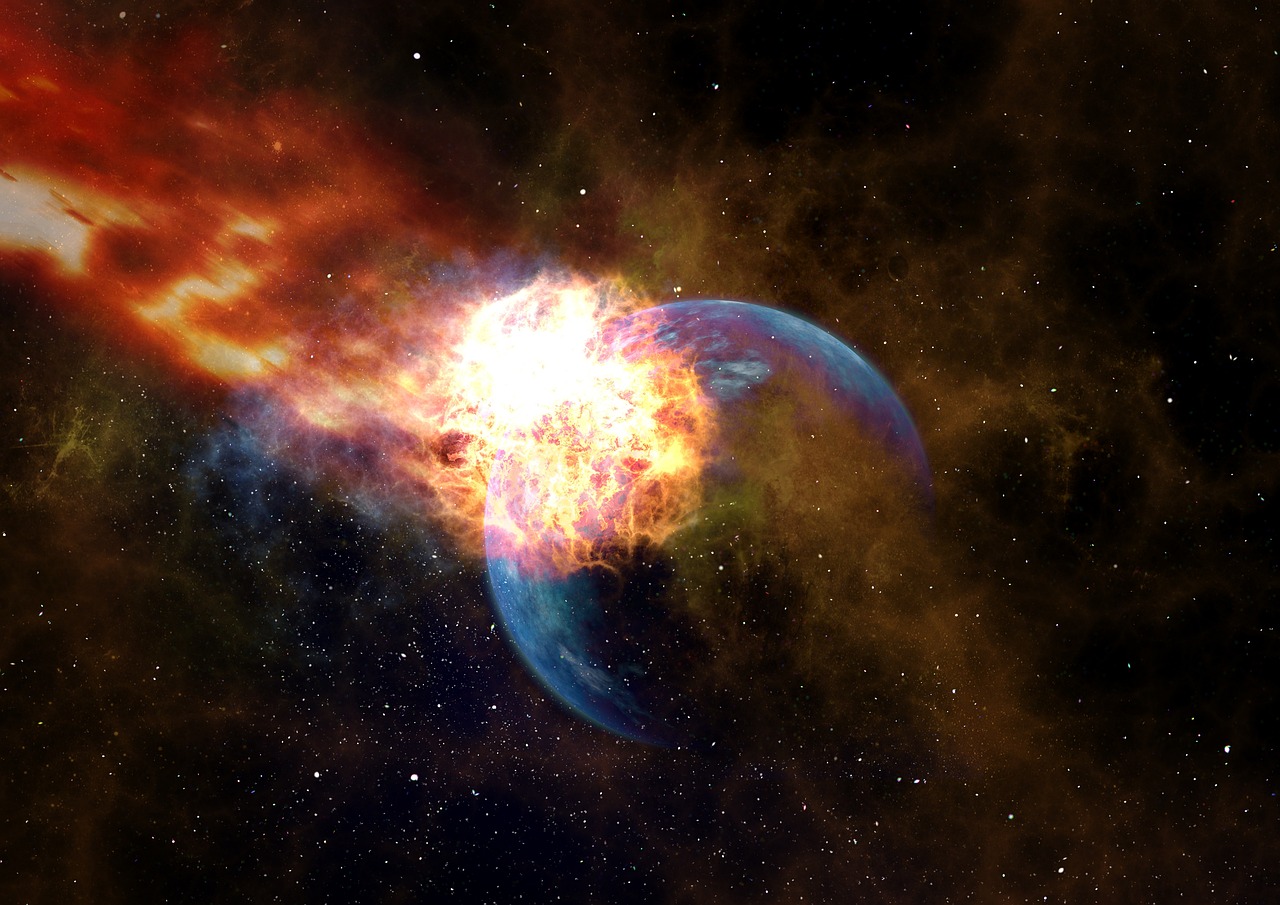 直径约1米小行星坠入地球，天体撞击的震撼与未知探索